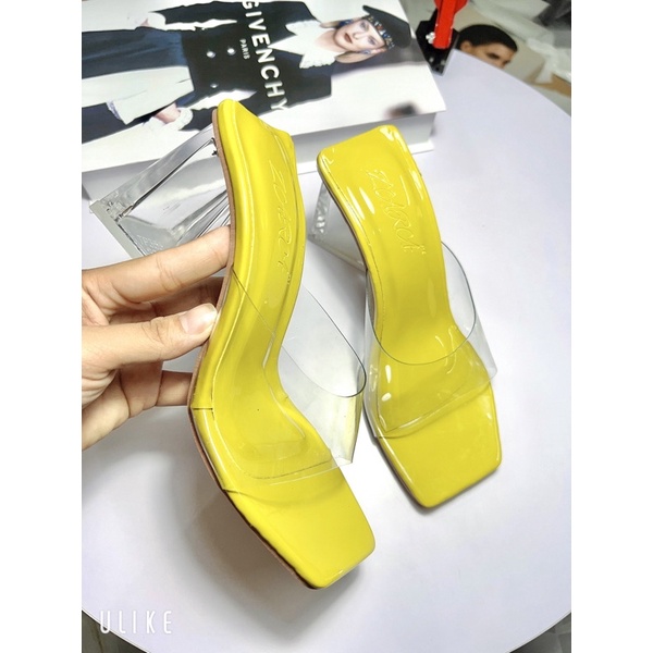 Giày guốc bản mika 9cm H2STORE siêu hót 2022