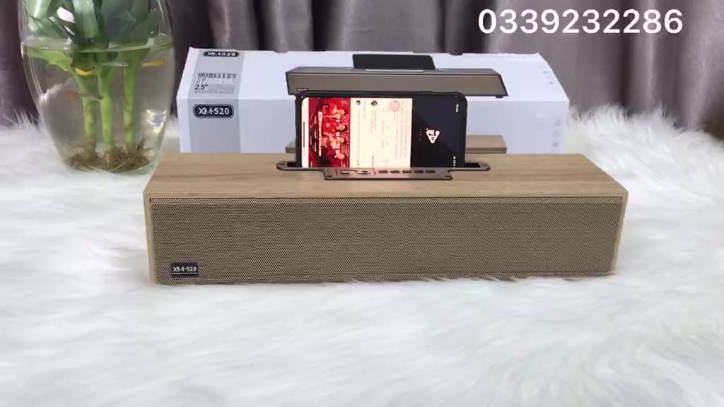 Loa Bluetooth Võ Gỗ XM-520 20W. Loa XM 520 Âm Thanh Cực Đỉnh Thiết Kế Sang Trọng Bass Siêu Trầm Siêu Ấm BH 6 Tháng P2T | BigBuy360 - bigbuy360.vn