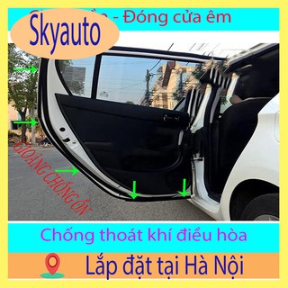 Trọn bộ gioăng cao su chống ồn 4 cửa & cốp cho xe 4 chỗ