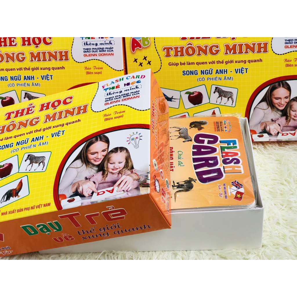 Thẻ học thông minh song ngữ Sankid 256 thẻ