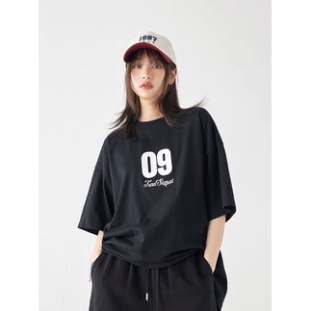 Áo Phông Form Rộng Vải 100% Cotton giãn nở 4D - áo cộc trang điểm Rộng Rãi, Thoáng Mát