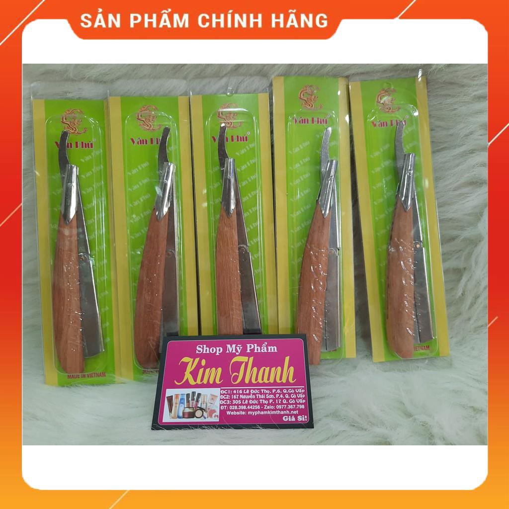 Dao cạo cán gỗ cao cấp hiệu Văn Phú