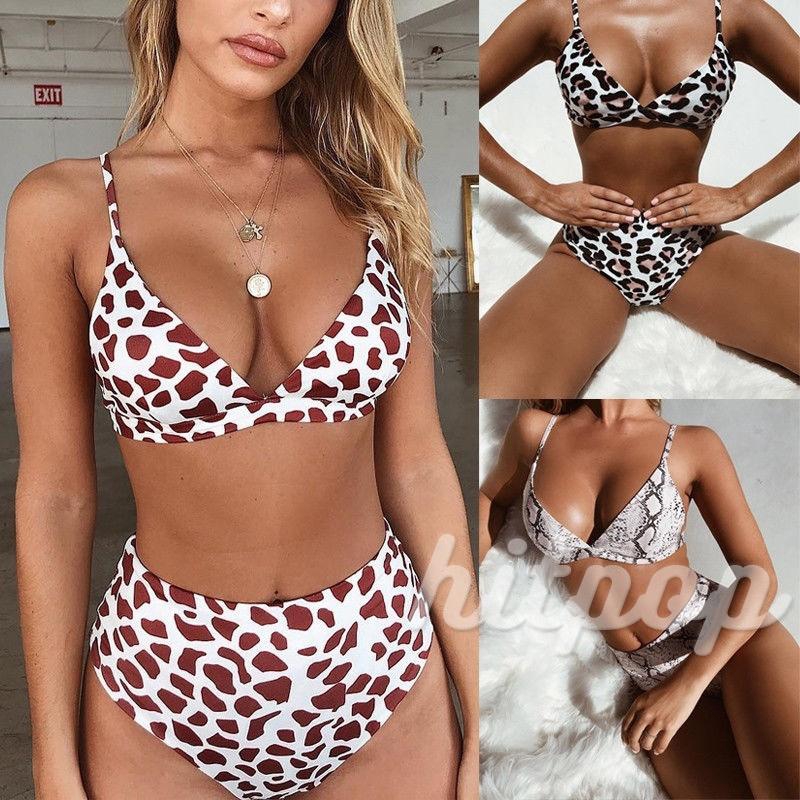 Bộ bikini 2 mảnh hoạ tiết báo