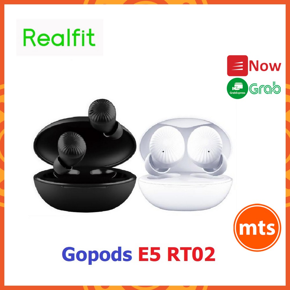 Tai nghe Bluetooth True Wireless Realfit RT02 Gopods E5 Bluetooth 5.0 cao cấp chính hãng - Minh Tín Shop
