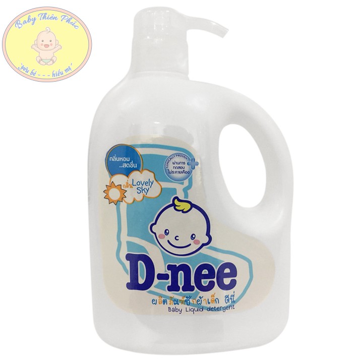 Dung Dịch Giặt Quần Áo Cho Bé D-Nee - Chai 960ml (Xanh)