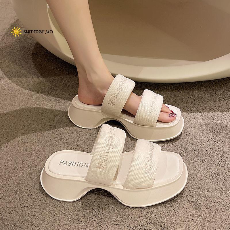 Dép Sandal Đế Dày Mềm Mại Thời Trang Mùa Hè Dành Cho Nữ 2022