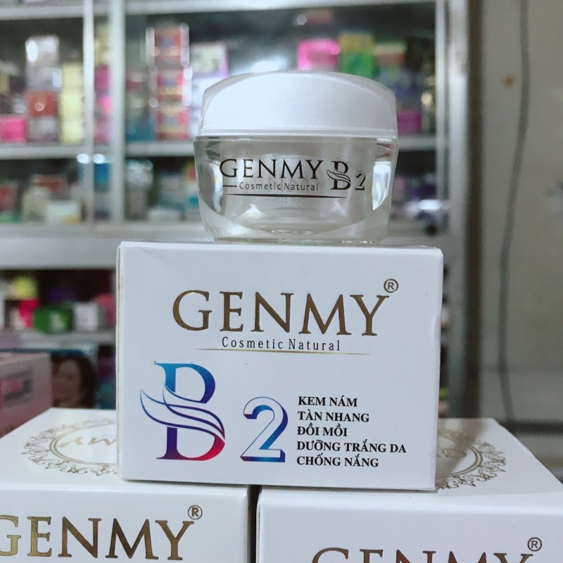 Kem Genmy B1 dưỡng trắng da, B2 nám tàn nhang, B3 mụn thâm, B4 lão hóa10g