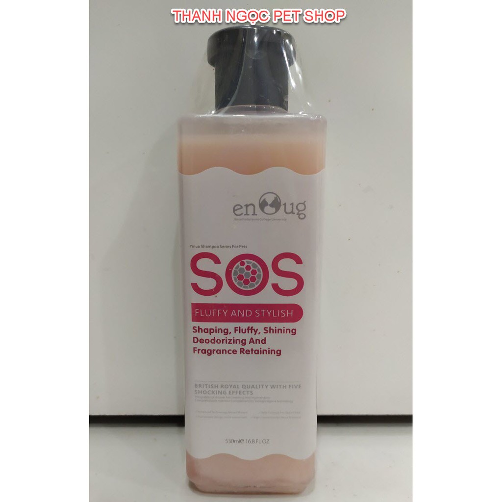 [Bán Buôn/ Bán Sỉ] Sữa Tắm SOS 530ml Dành Cho Chó Mèo