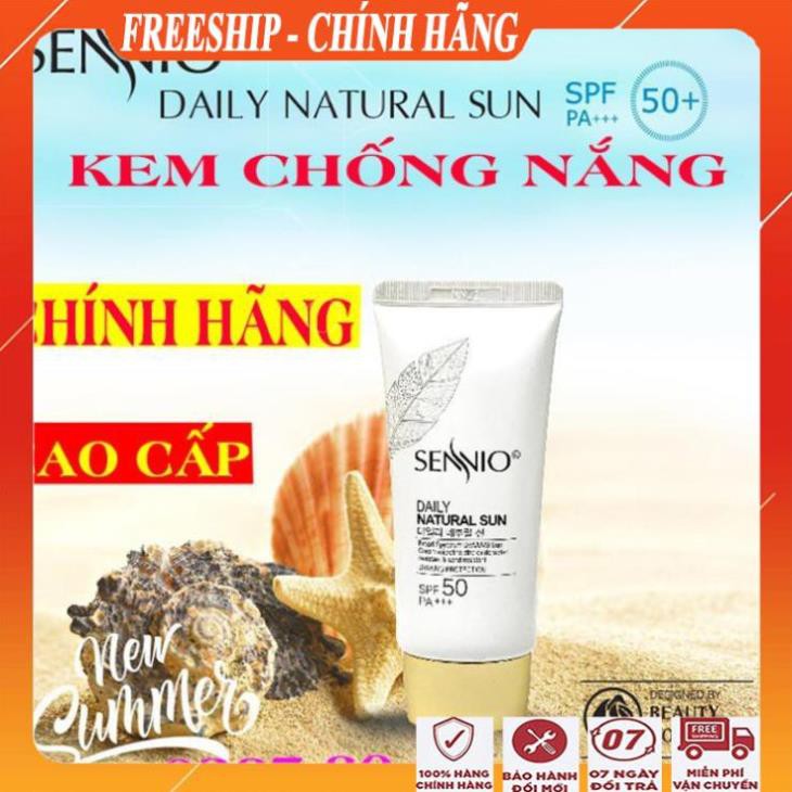 [THÁCH THỨC MỌI ÁNH NẮNG] Kem chống nắng kềm dầu nâng tông da sennio/Kem chống nắng tốt cao cấp đa năng hàn quốc