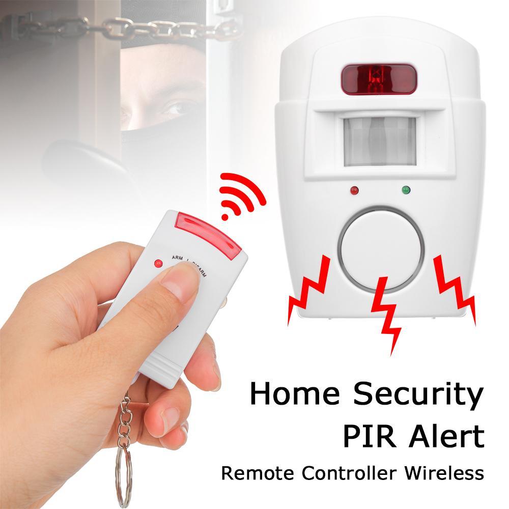 Hệ Thống Báo Động Cảm Biến Hồng Ngoại 2 Điều Khiển Từ Xa 105DB