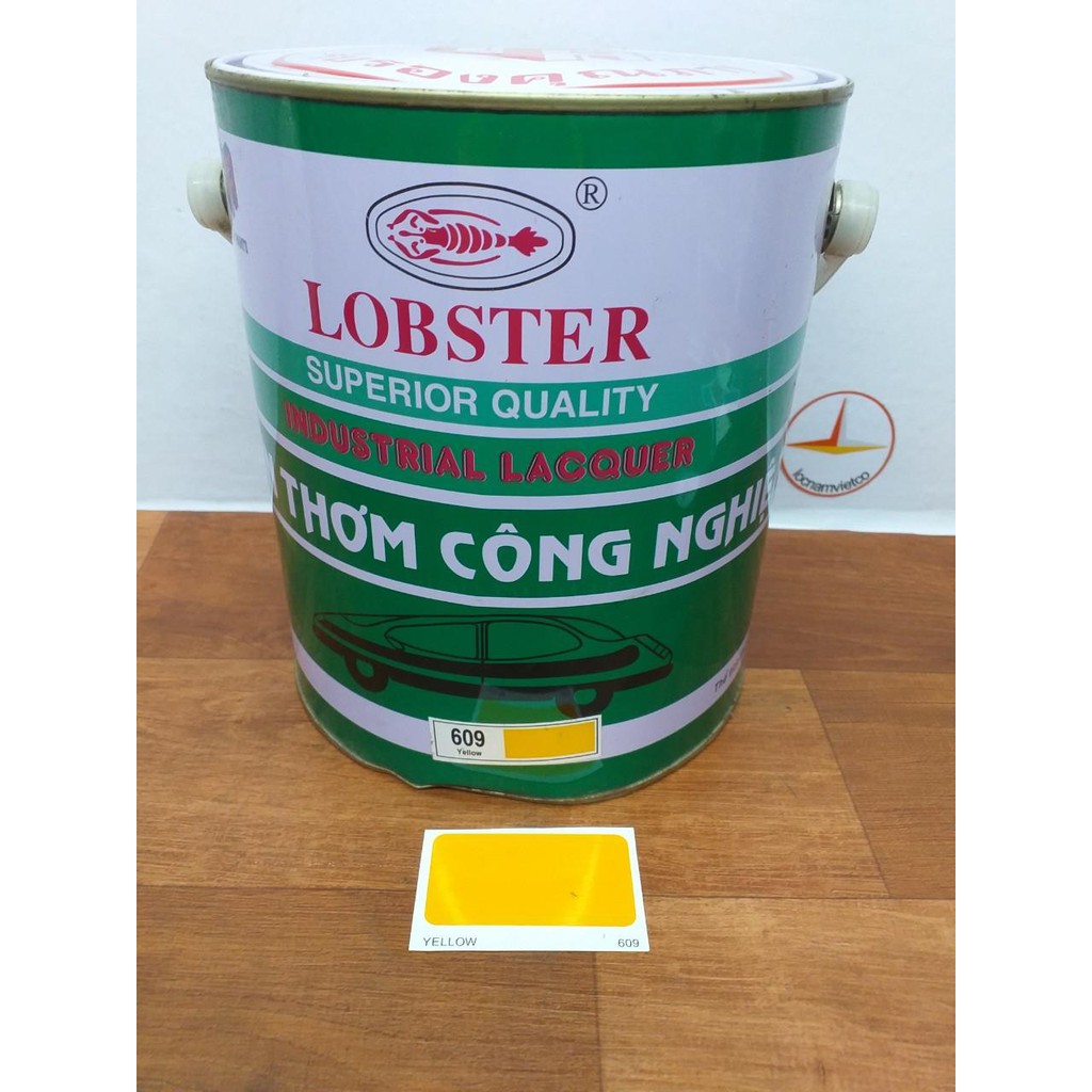 Sơn Thơm Công Nghiệp Lobster Màu Vàng 609_lon 3L