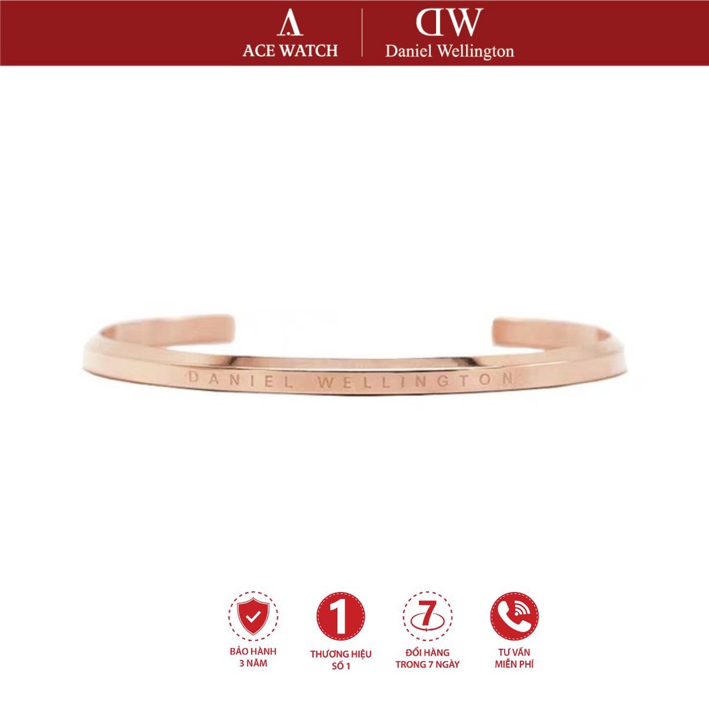Vòng tay Daniel Wellington Classic Rose Gold DW Cuff - Vòng tay DW