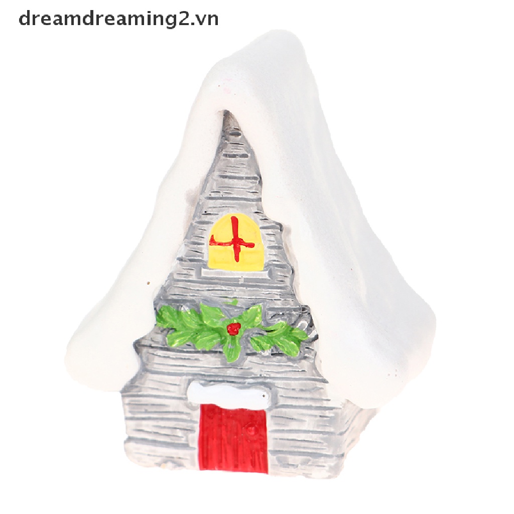 Mô hình cây thông noel mini bằng gỗ phong cách vintage 2.vn dùng trang trí nhà búp bê