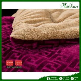 [3.5kg] Chăn lông cừu chữ vạn siêu ấm/mền lông