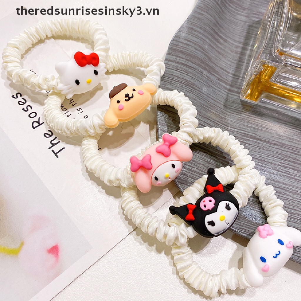 Dây Cột Tóc Đôi Kulomi Hoạt Hình Yugui Dễ Thương