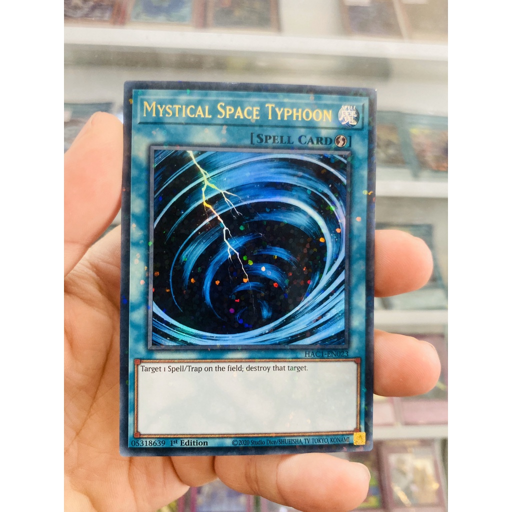 Thẻ Bài YugiOh! Mã HAC1-EN023 - Mystical Space Typhoon - Duel Terminal Ultra Parallel Rare - 1st Edition