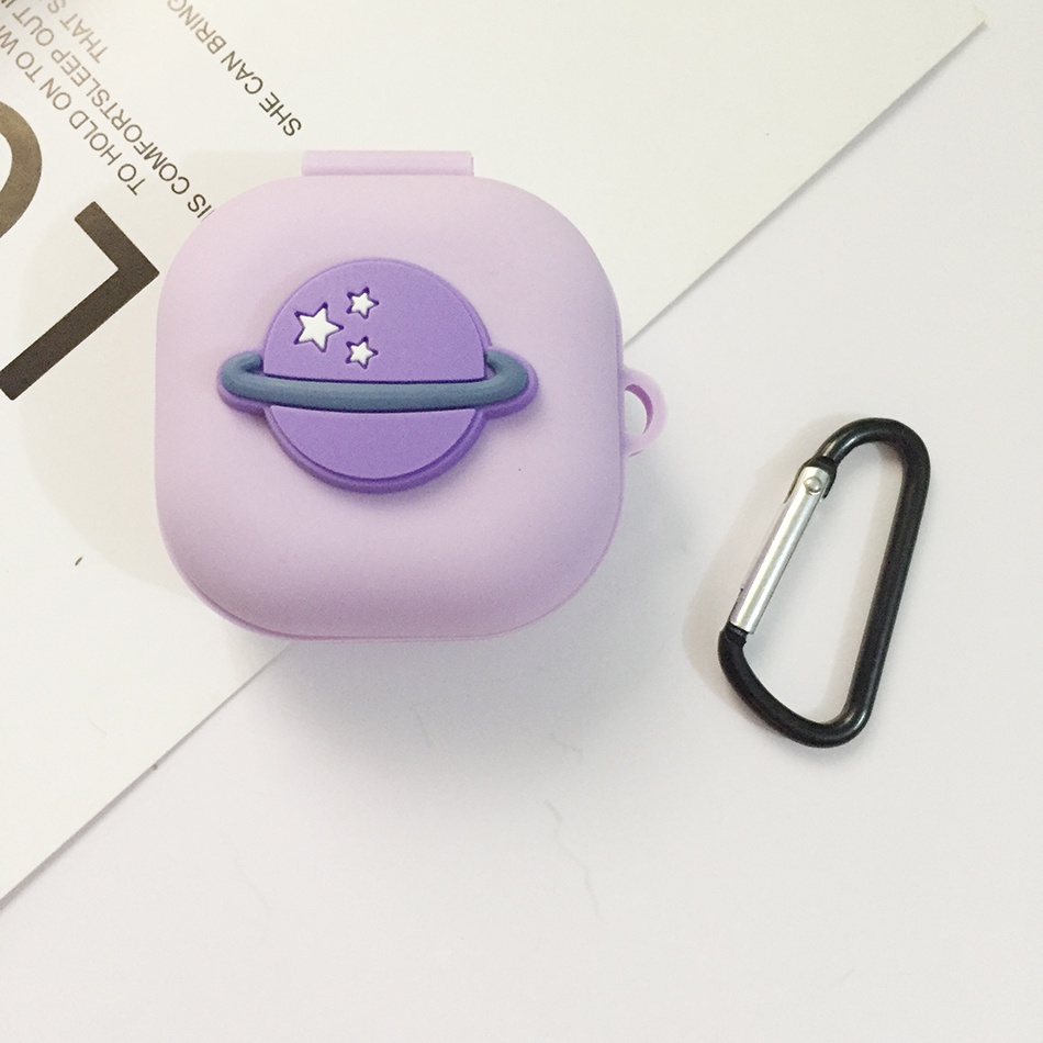 Ốp Điện Thoại Baseus WM02 Bằng Silicon Mềm Chống Rơi Hình Hành Tinh Có Vòng Nhẫn Cho Baseus WM01