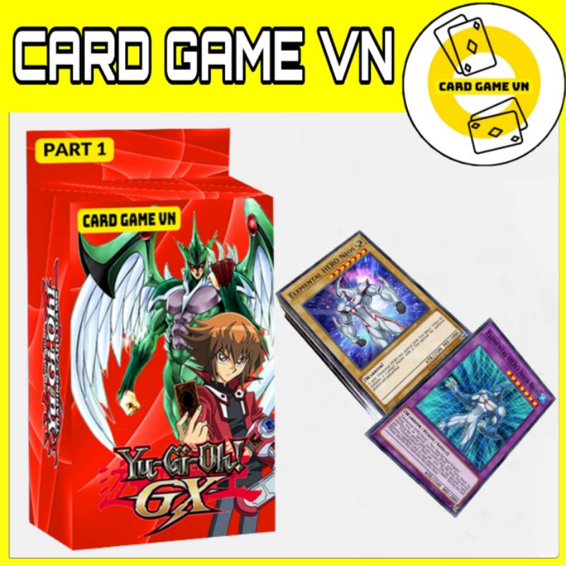 [BÀI IN] Bài YuGiOh - Hộp Thẻ Bài FullBox - Bộ 63 lá bài Elemental Hero của YuKi Judai ( Part 1 ) - Card Game VN