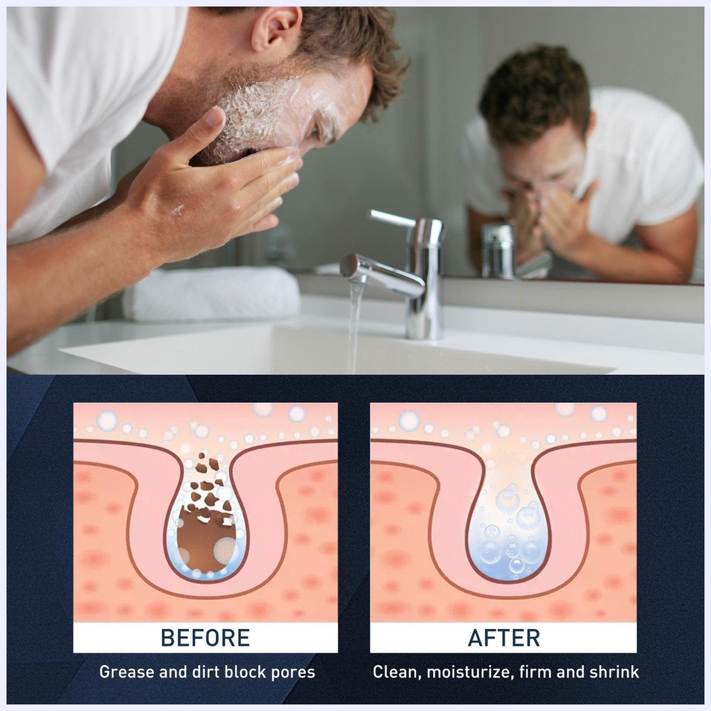 Sữa Rửa Mặt Tạo Bọt Cân Bằng Sâu Cho Nam Giới