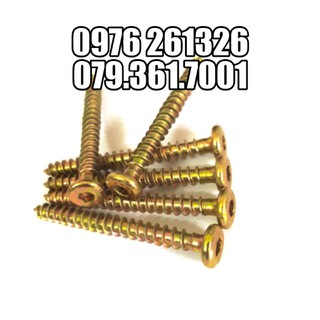 VÍT GỖ LỤC GIÁC CHÌM M6 _BỊCH 50 CON