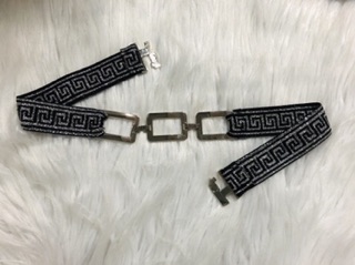 Thắt lưng thun nhũ. Bản 2cm. Cài sau