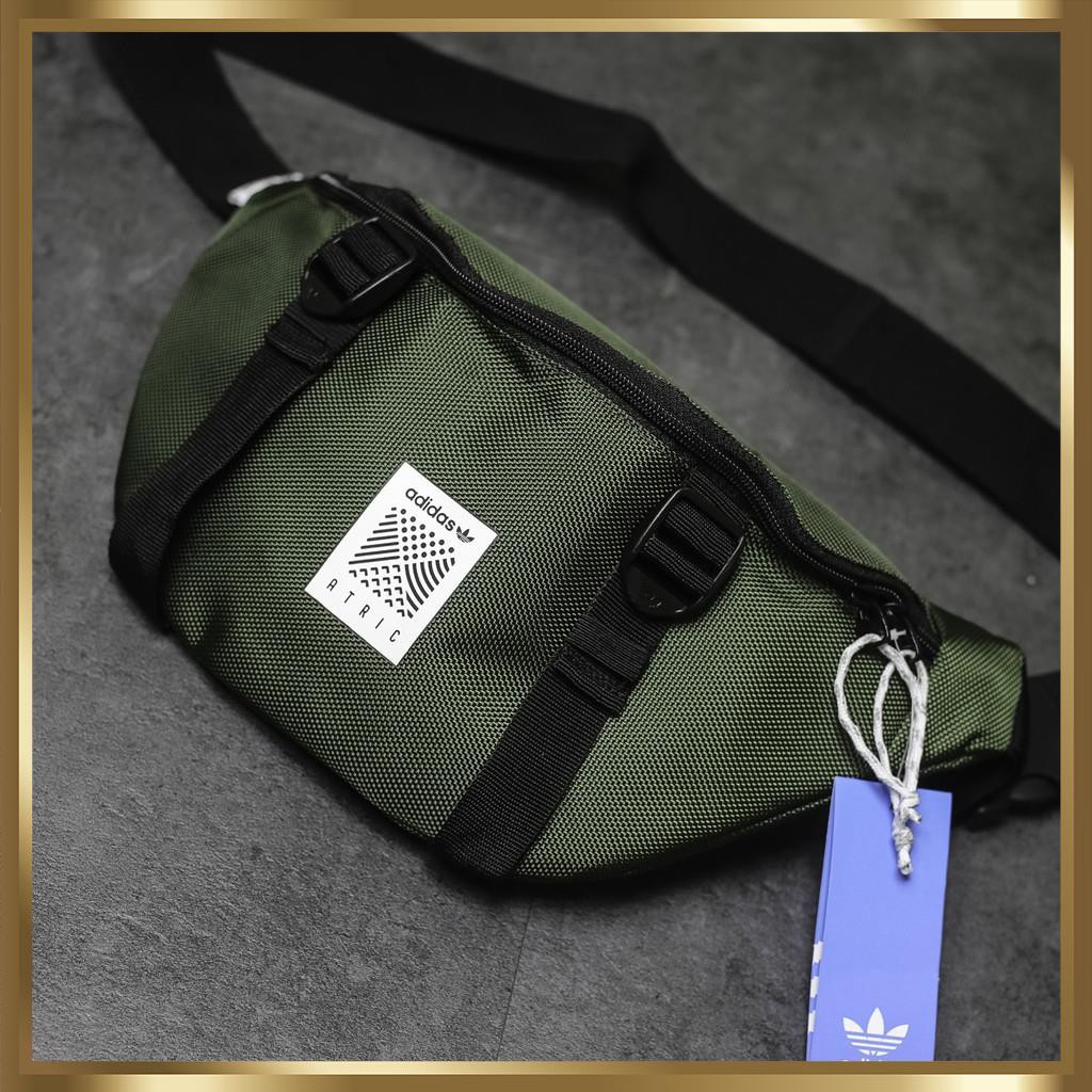 Túi Đeo Chéo Nam Nữ Atric Black Bum Bag Thời Trang Cá Tính | BigBuy360 - bigbuy360.vn