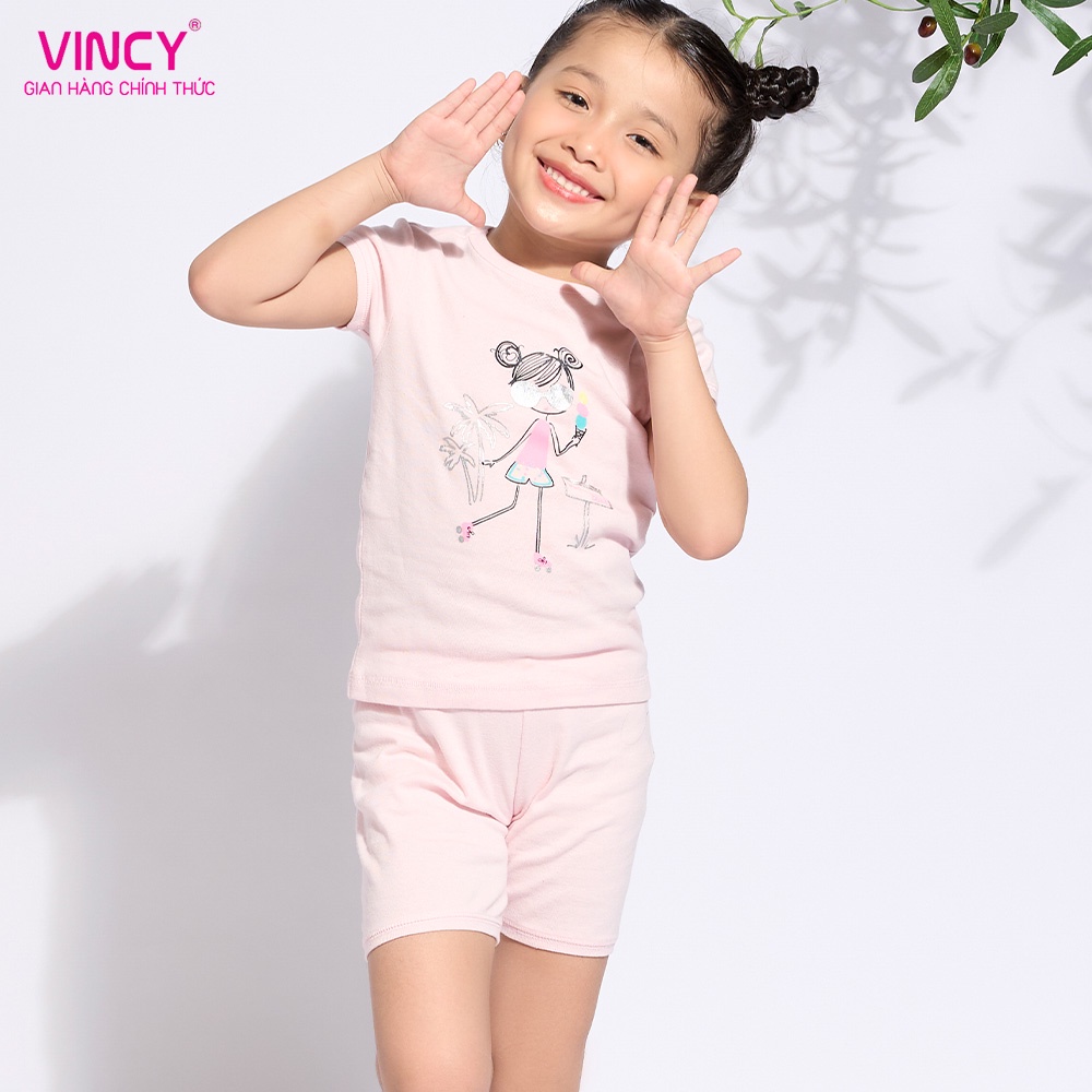 Bộ đồ shorts thun Vincy KST030W11