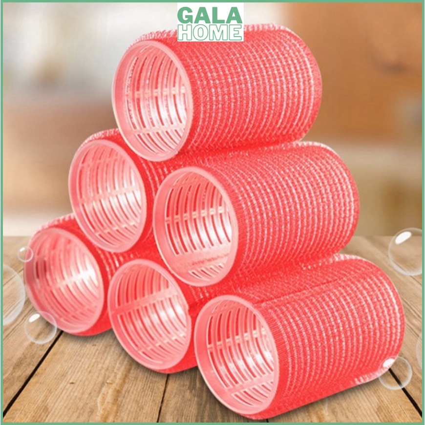 Lô cuốn uốn tóc mái bay tự dính xoăn Hàn Quốc đủ size to nhỏ (màu ngẫu nhiên) GALA HOME