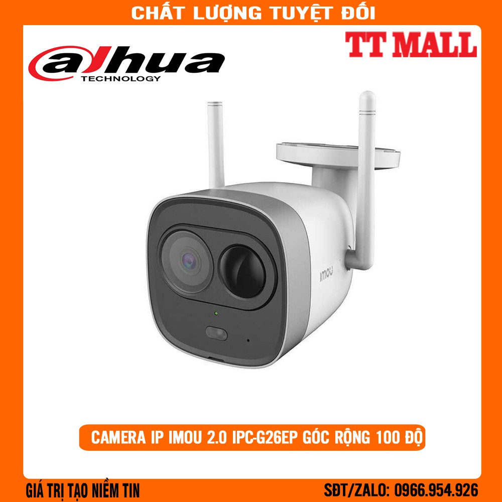 Camera Dahua IMOU IPC-G26EP 2M 1080P Full HD góc nhìn rộng - Tặng kèm thẻ nhớ tùy chọn - Bảo hành chính hãng 2 năm | WebRaoVat - webraovat.net.vn