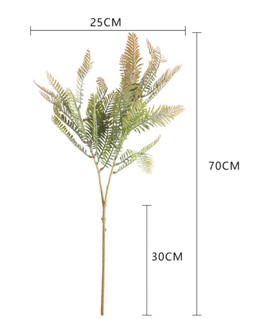 Hoa giả - Cành lá dương sỉ size trung cao cấp, tạo không gian tươi mát sảng khoái