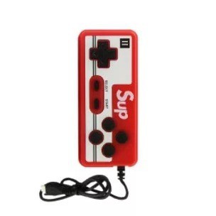 Máy chơi game cầm tay 4 nút SUP 400, cổ điển, loại nhỏ (chế độ 1 người và 2 người chơi)