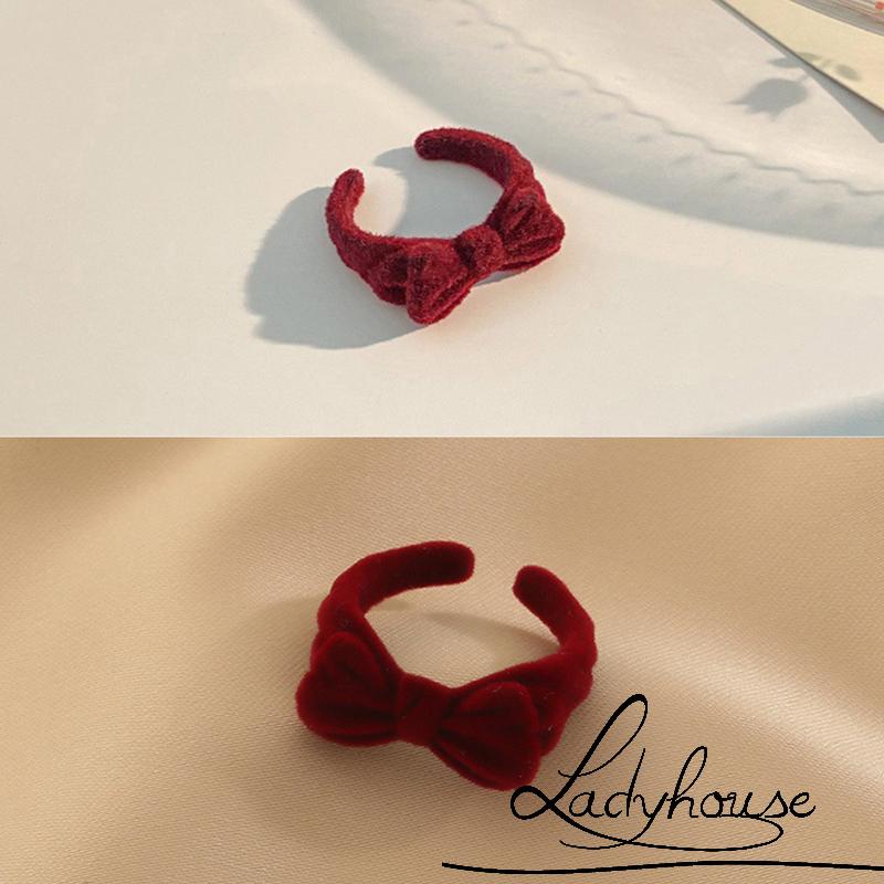 Nhẫn hở hình nơ dễ thương có thể điều chỉnh kích thước cho nữ