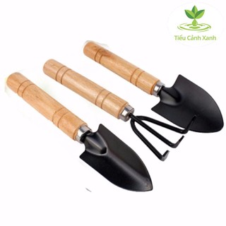 Bộ dụng cụ làm vườn cán gỗ