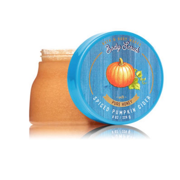 Sữa tắm tẩy tế bào chết Signature Collection SPICED PUMPKIN CIDER pure honey body scrub 226g (Mỹ)