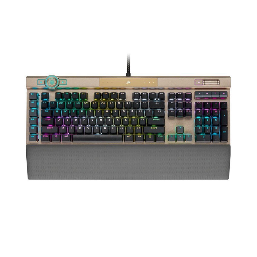 Bàn phím cơ bluetooth máy tính không dây có dây mazi gaming switch led rgb màu sắc giá rẻ Corsair K100 RGB Midnight G689
