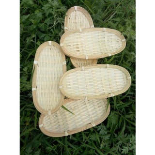 Xưởng sx- mẹt tre dáng oval 8*18cm - tre vn