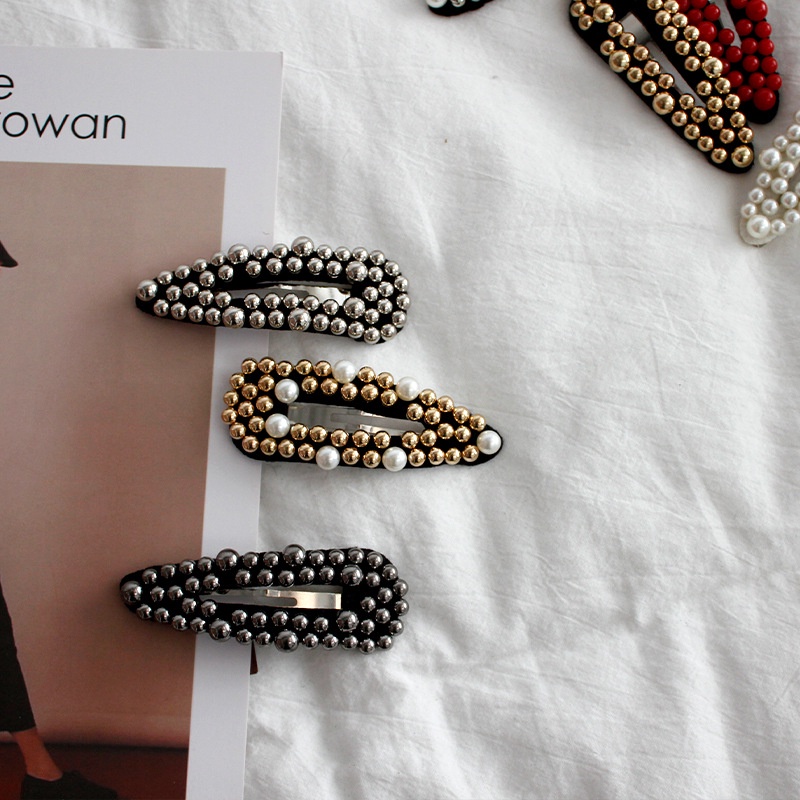 Kẹp Tóc Mái Hàn Quốc đính Ngọc Trai - Phụ kiện tóc