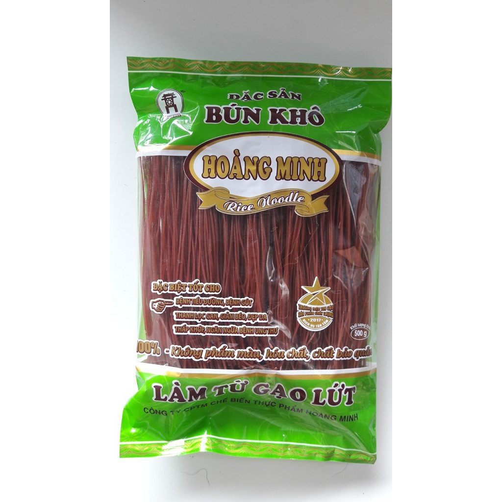 Bún gạo lứt HOANG MINH 250g - 500g _ TỐT CHO NGƯỜI ĂN KIÊNG *