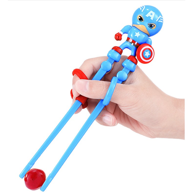 Đôi đũa tập ăn họa tiết siêu anh hùng cho bé