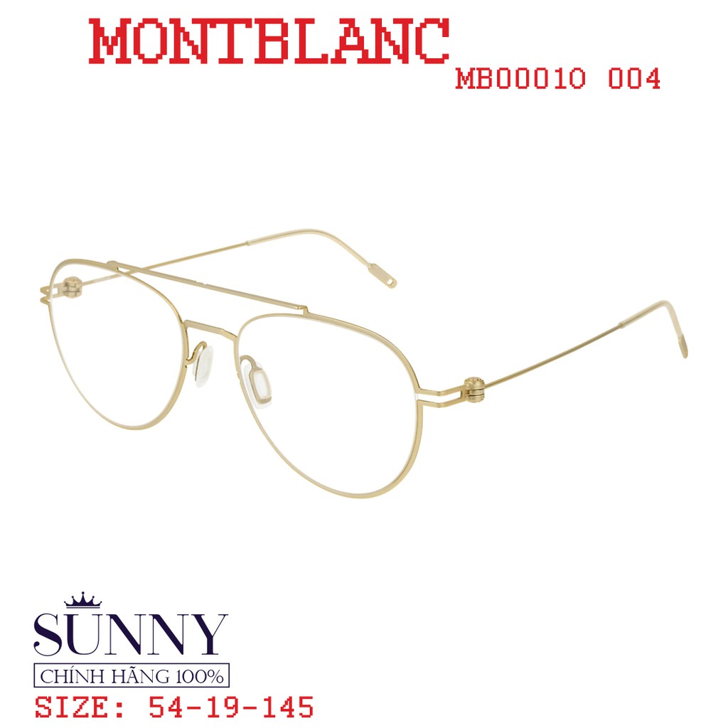 Gọng kính Montblanc MB0001O chính hãng, bảo hành toàn quốc