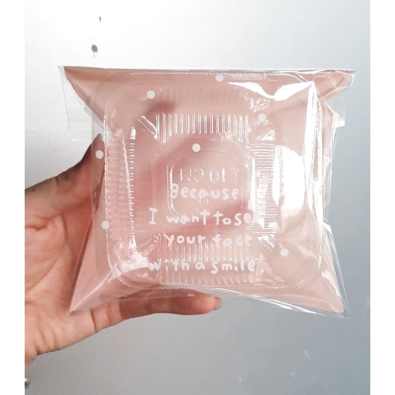 khay túi dán bánh 150g &amp; 200g sét 100 bộ