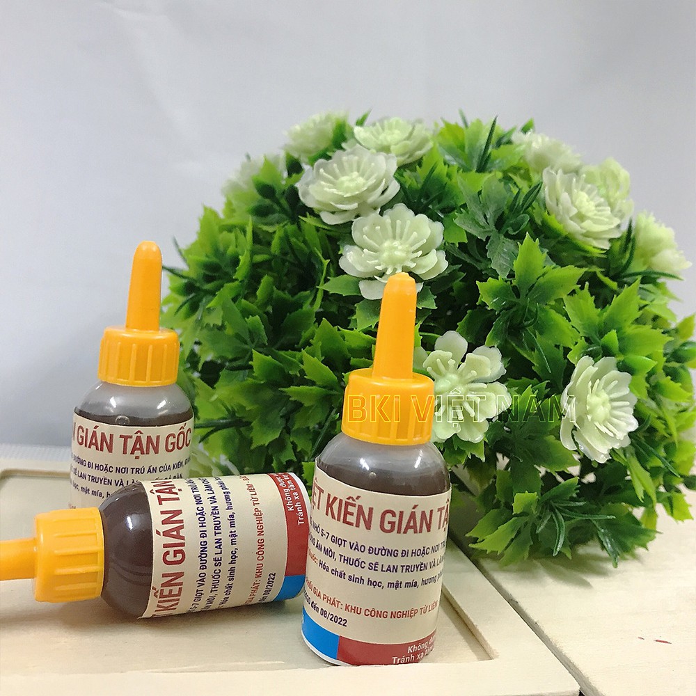 Combo 2 lọ Thuốc diệt kiến gián tận gốc an toàn hiêu quả - TDIETKIENC2