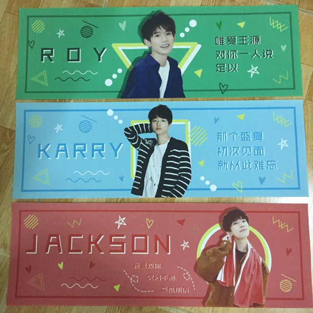 Banner TFBOYS, Vương Nguyên, Vương Tuấn Khải, Dịch Dương Thiên Tỉ