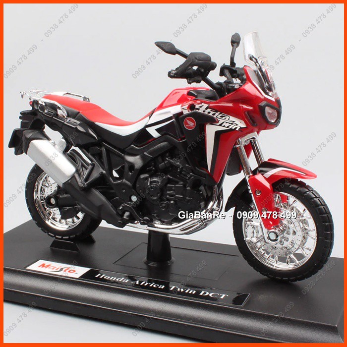 Xe Mô Hình Moto Địa Hình Honda Africa Twin Dct - Tỉ Lệ 1:18 - Maisto - 8816