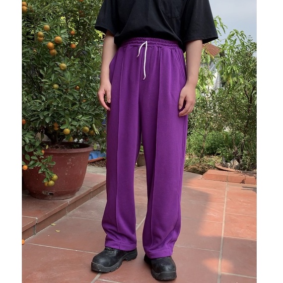 Quần gân ống suông phong cách hàn quốc dễ mặc dễ phối, big size M-5XL