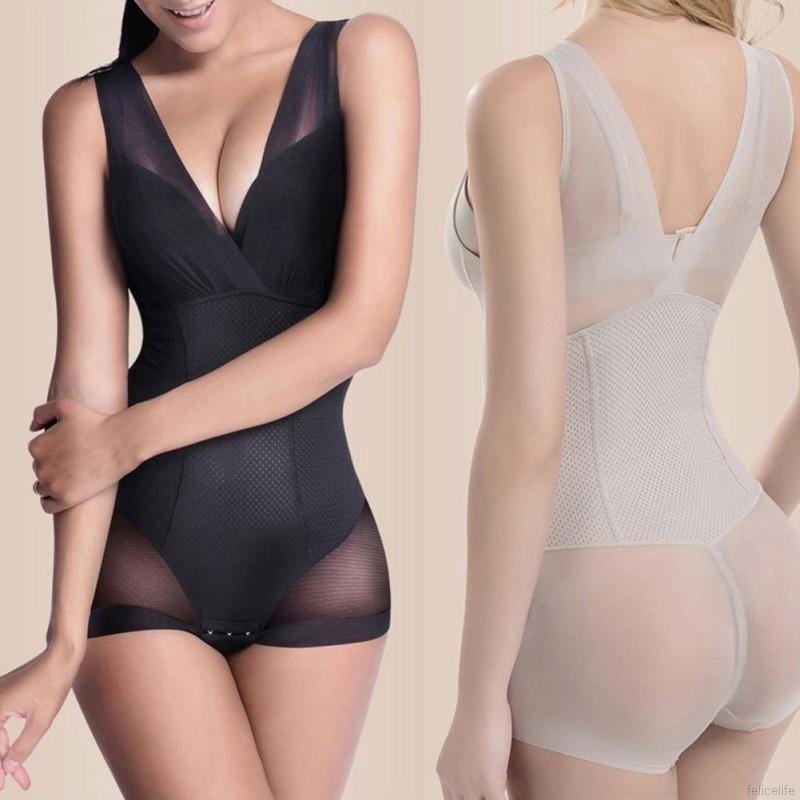 Áo liền quần ôm sát cơ thể có 2 màu đen/da để lựa chọn