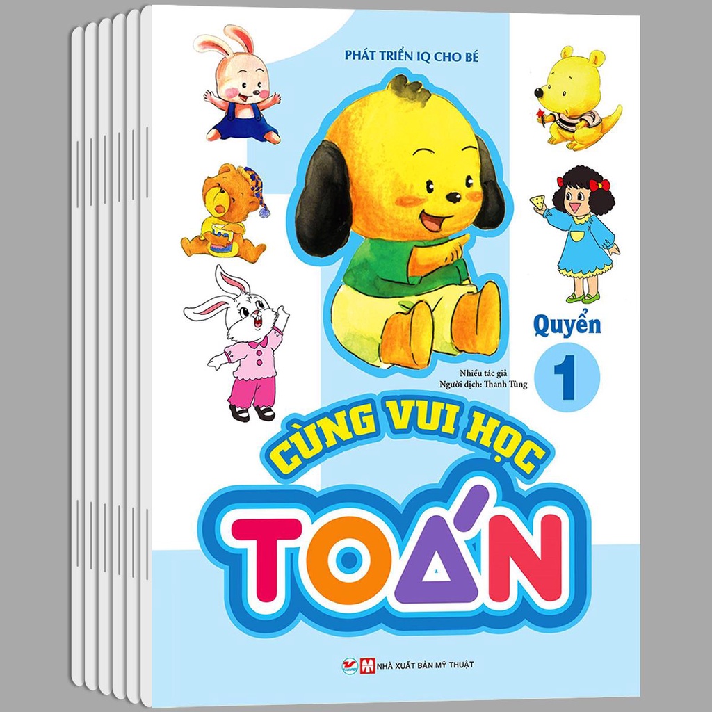 Sách - Phát Triển IQ Cho Bé - Cùng Vui Học Toán (Dành cho trẻ từ 5 tuổi) - lẻ tùy chọn