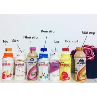 1 thùng 15 chai sữa chua uống Đài loan mix vị