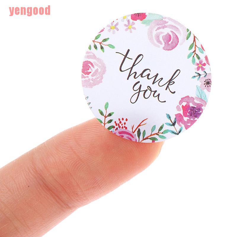 Cuộn 500 Miếng Dán Chữ Thank You Trang Trí