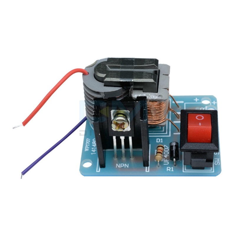 Bộ biến áp tăng áp 15KV DC 18650 U Core 3.7V